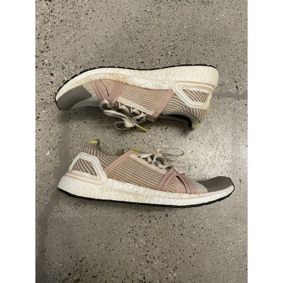 Adidas by Stella Mccartney Ultraboost 20 Sneakers 10.5 Pearl Rose Ash Green Tech - Picture 3 of 9